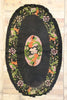 3 x 6 Antique Chinese Pictorial Oval Rug 71754