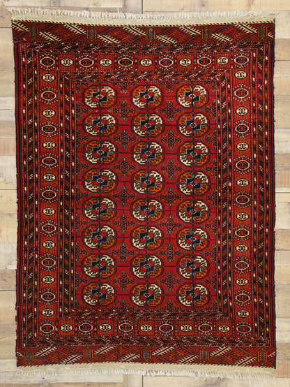4 x 6 Vintage Persian Baluch Rug 71756