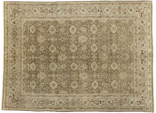 8 x 11 Antique Persian Tabriz Rug 71779
