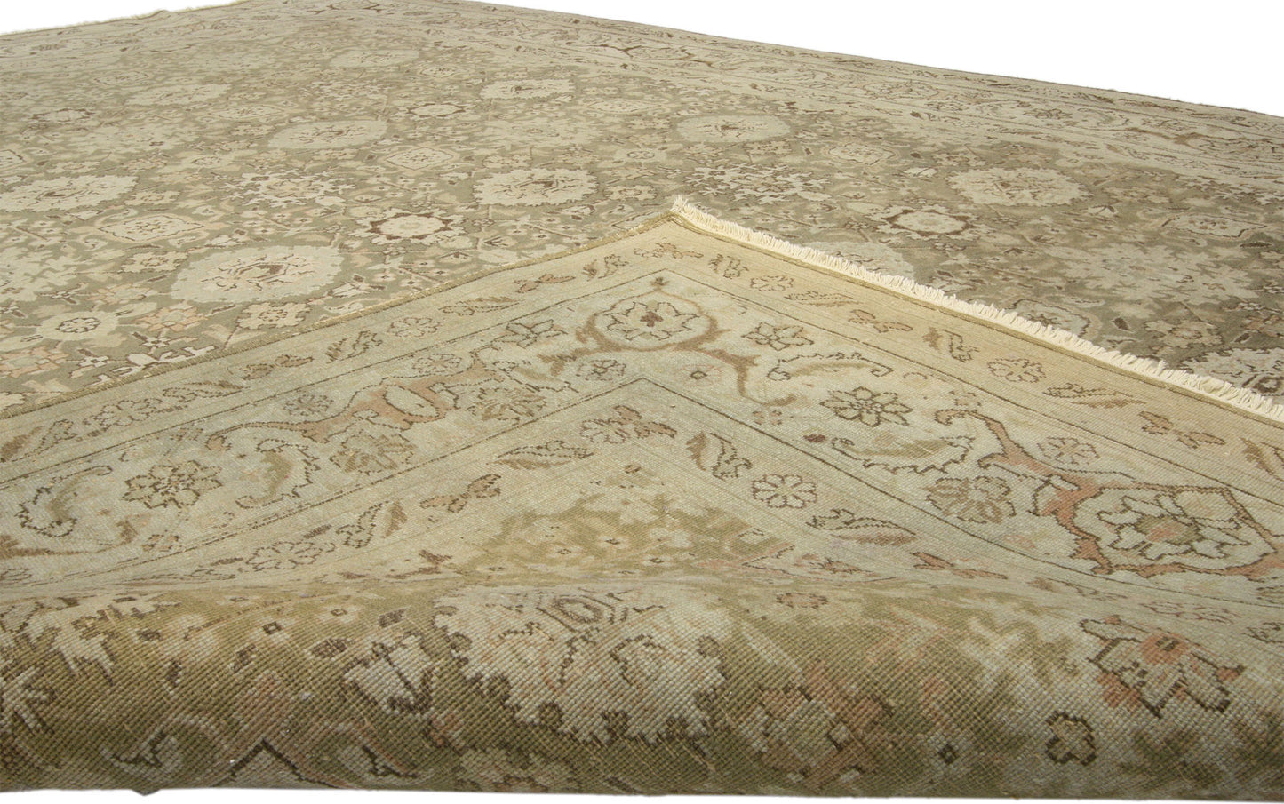 8 x 11 Antique Persian Tabriz Rug 71779