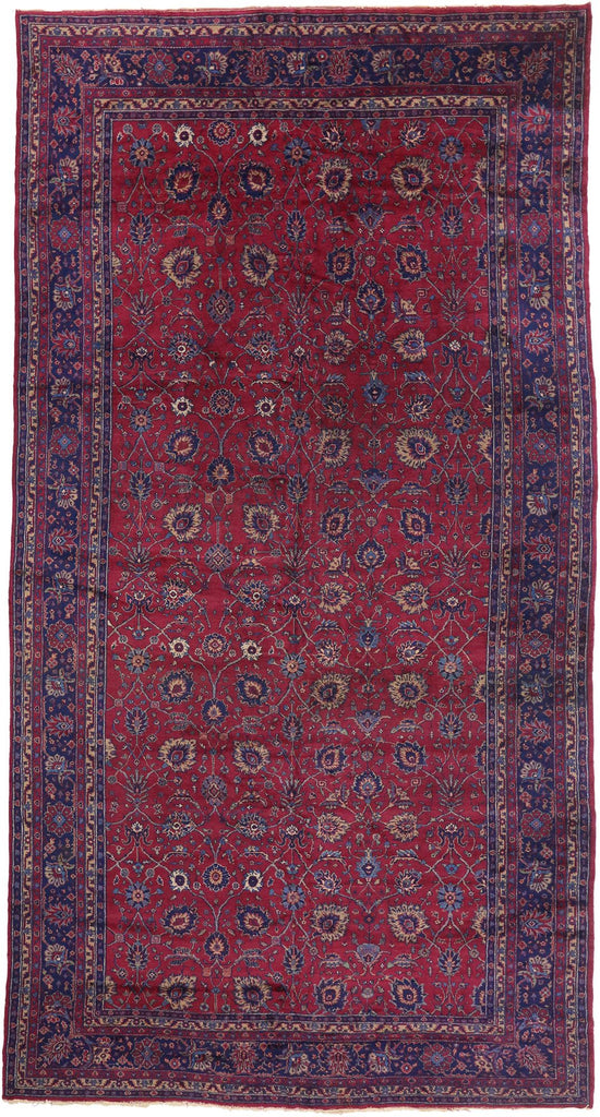 11 x 21 Antique Turkish Sparta Rug 71780