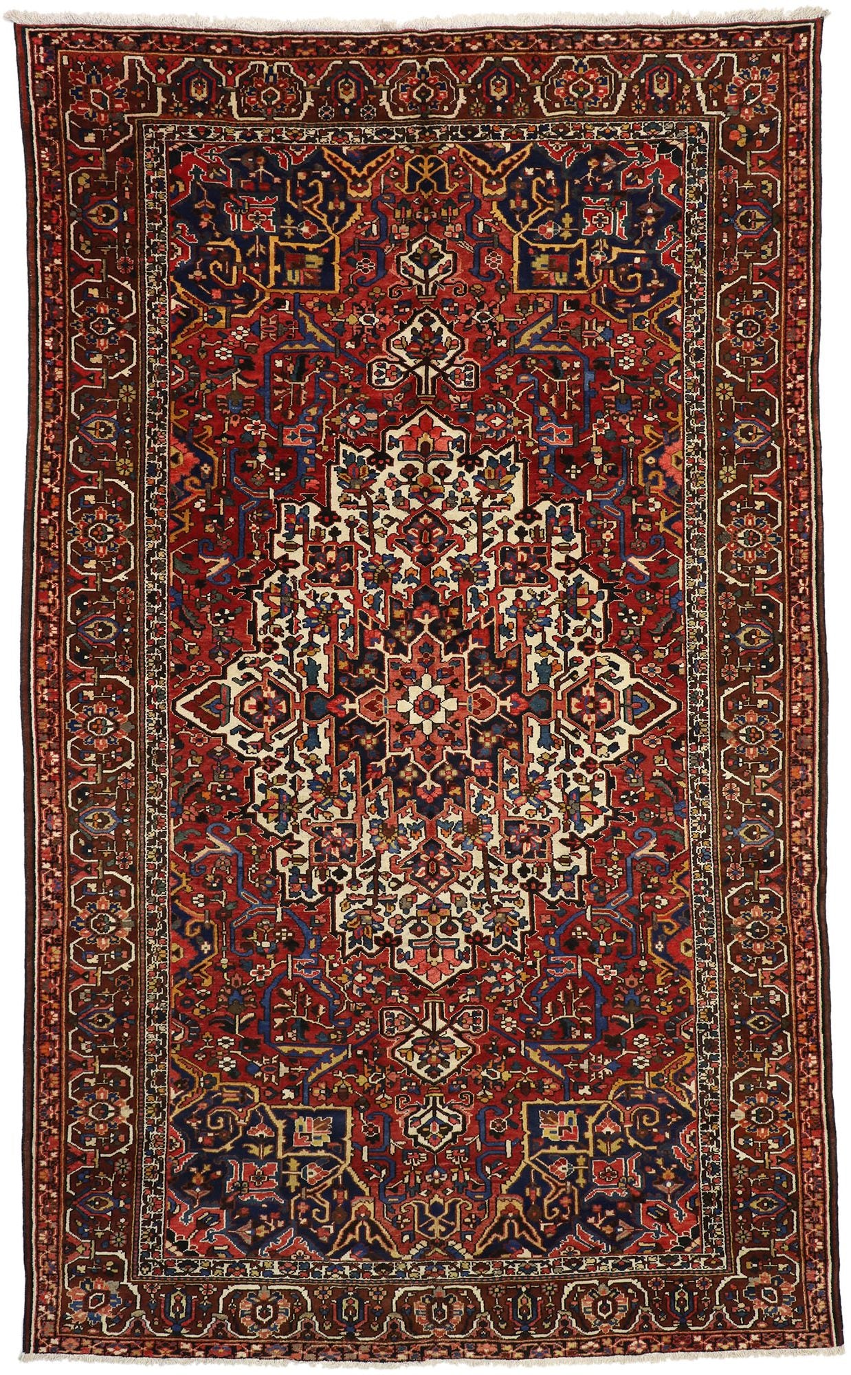 10 x 16 Antique Persian Bakhtiari Rug 71799