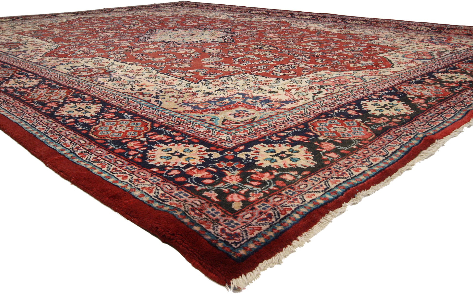10 x 13 Vintage Mahal Rug 71806