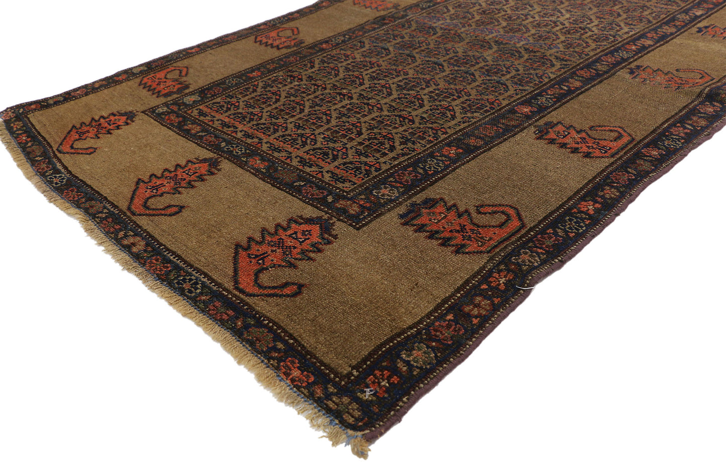 4 x 7 Antique Persian Malayer Rug 71827