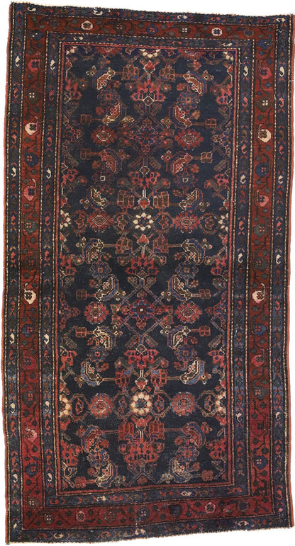 3 x 6 Antique Persian Hamadan Rug 71848