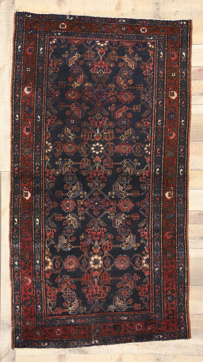 3 x 6 Antique Persian Hamadan Rug 71848