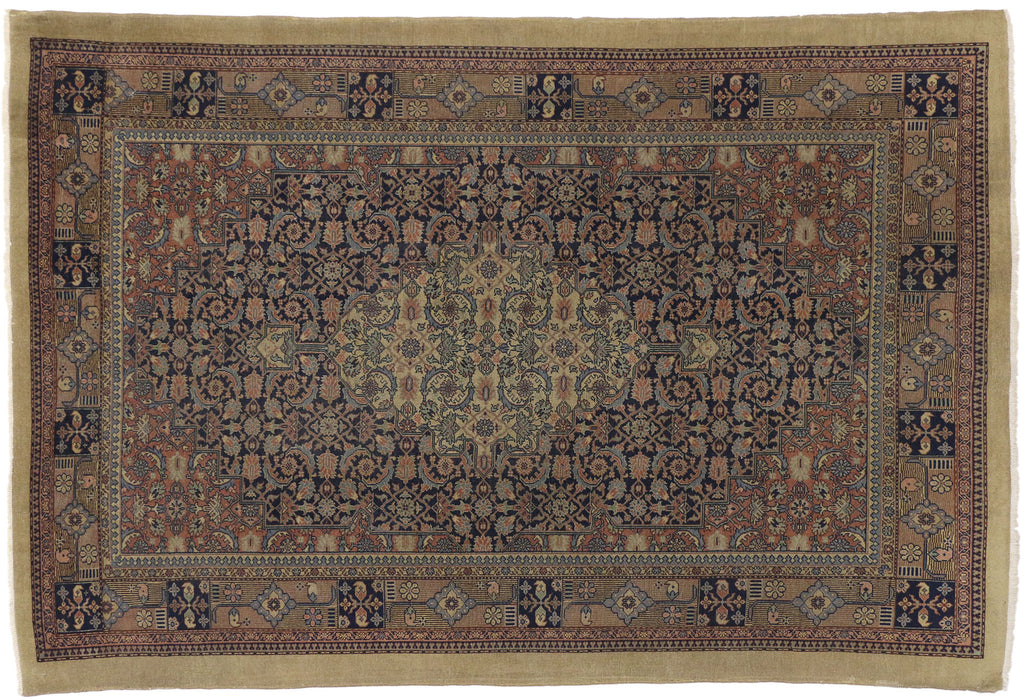 6 x 9 Antique Indian Malayer Rug 71853