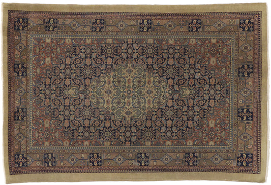6 x 9 Antique Indian Malayer Rug 71853