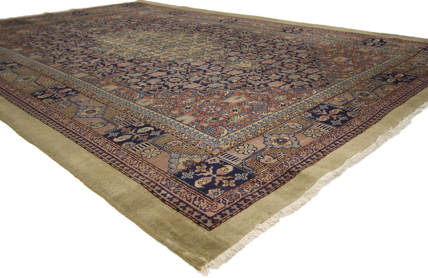 6 x 9 Antique Indian Malayer Rug 71853