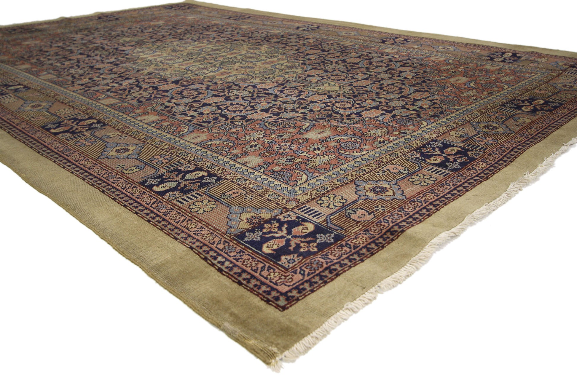 6 x 9 Antique Indian Malayer Rug 71853