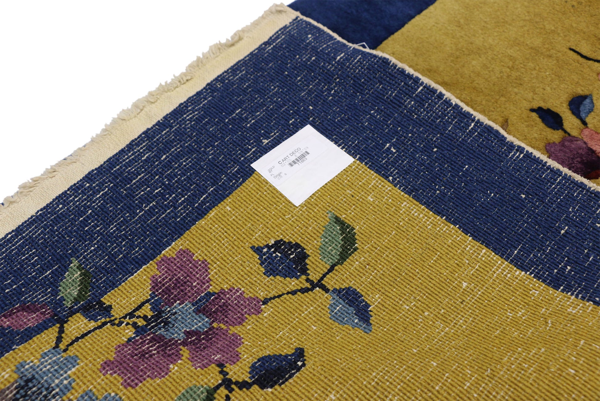 2 x 5 Antique Chinese Art Deco Rug 71863