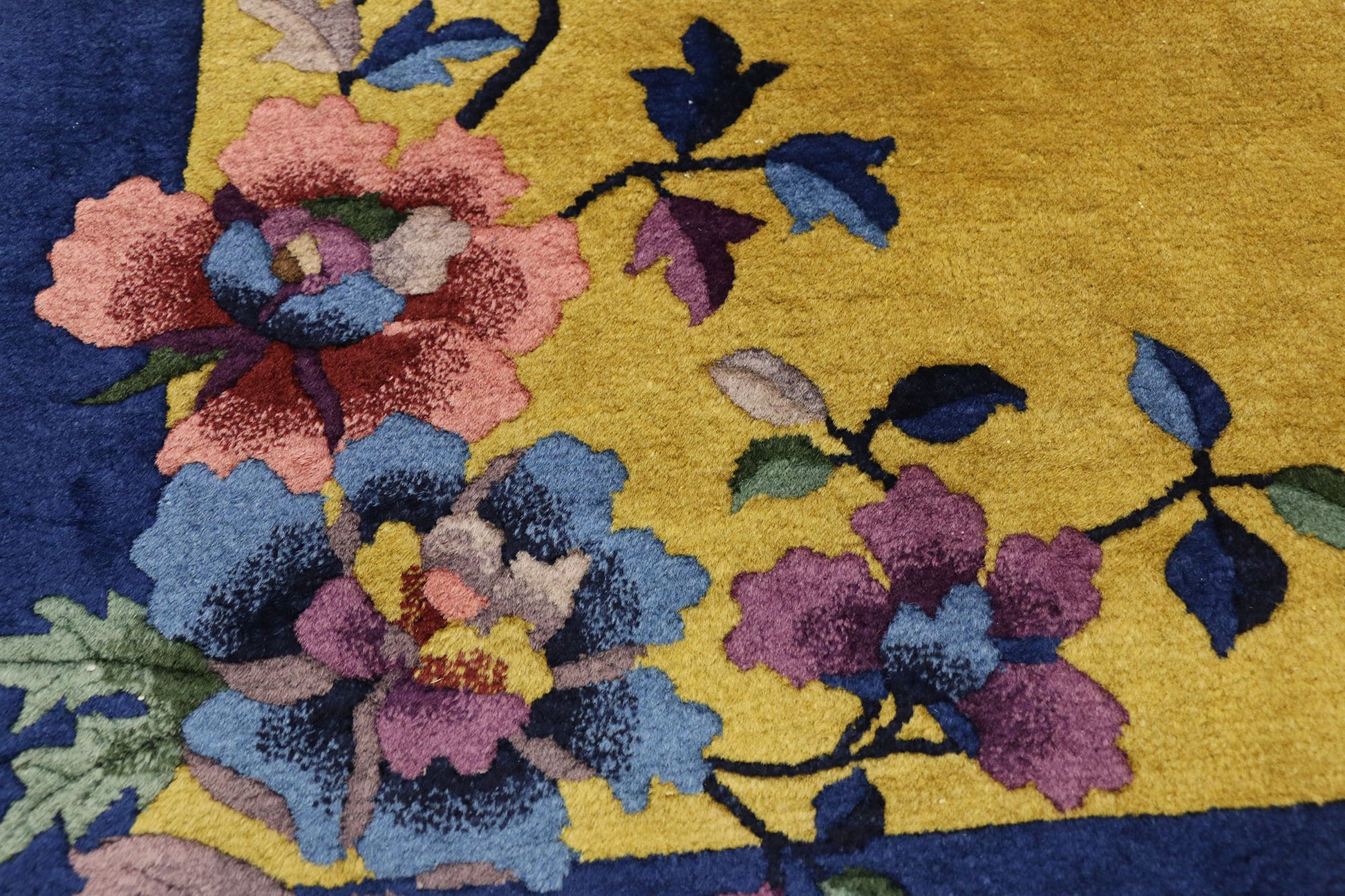 2 x 5 Antique Chinese Art Deco Rug 71863