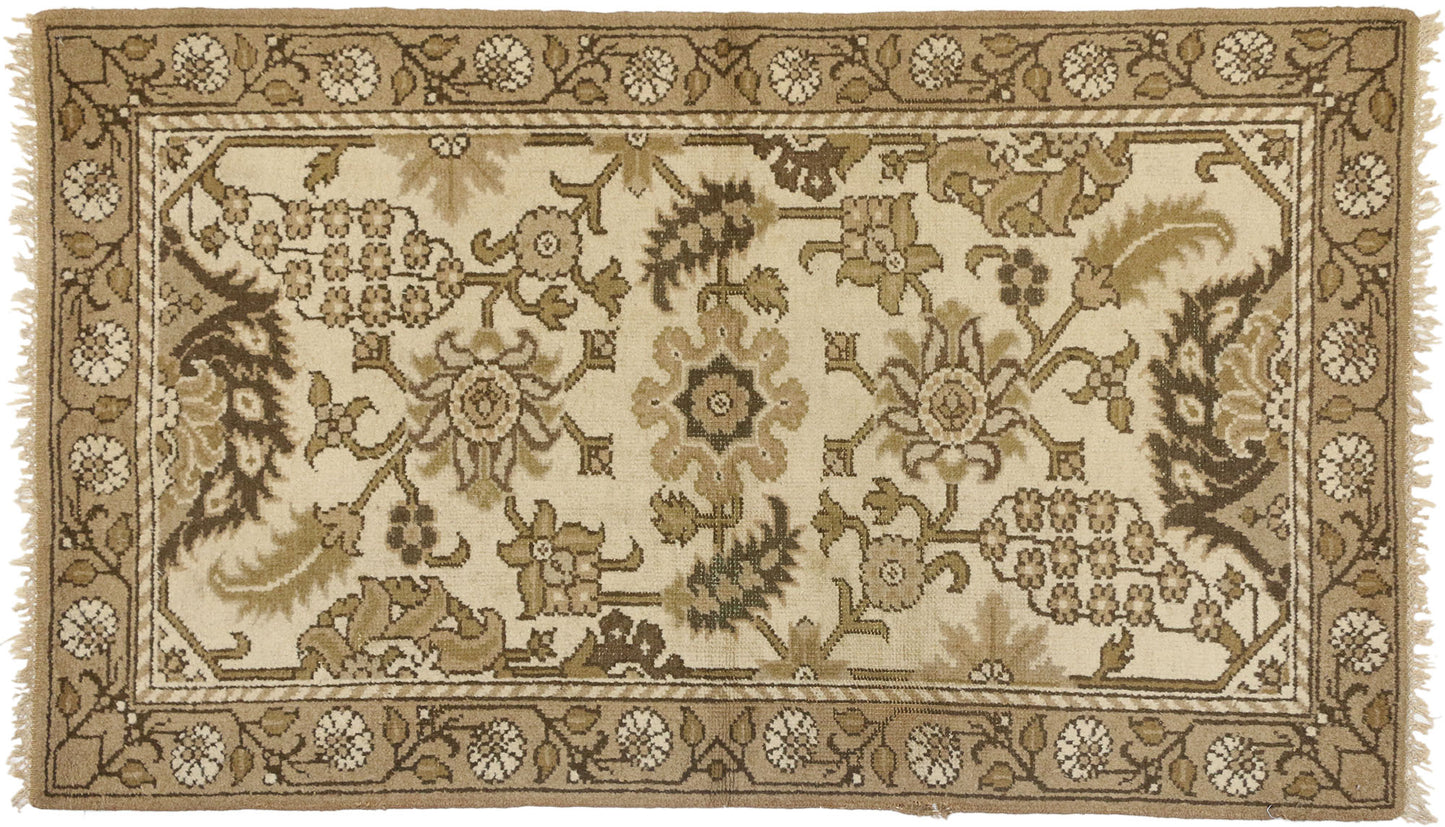 4 x 7 Antique Indian Agra Rug 71889