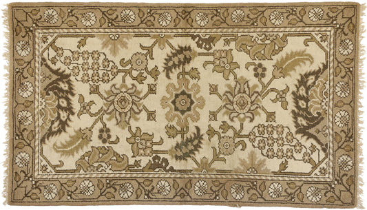 4 x 7 Antique Indian Agra Rug 71889