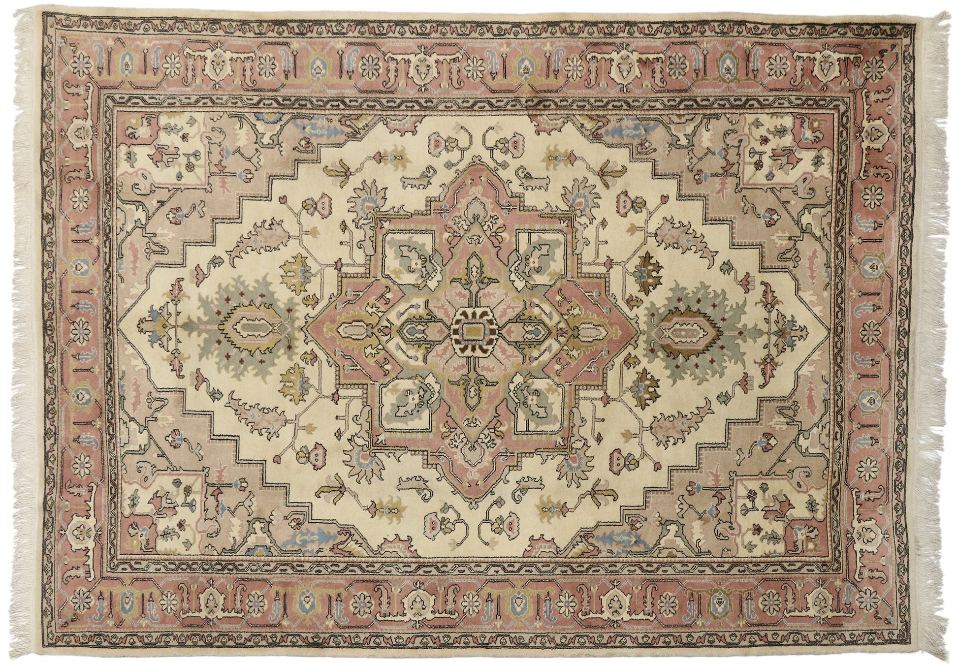 8 x 11 Vintage Turkish Sivas Rug 71909