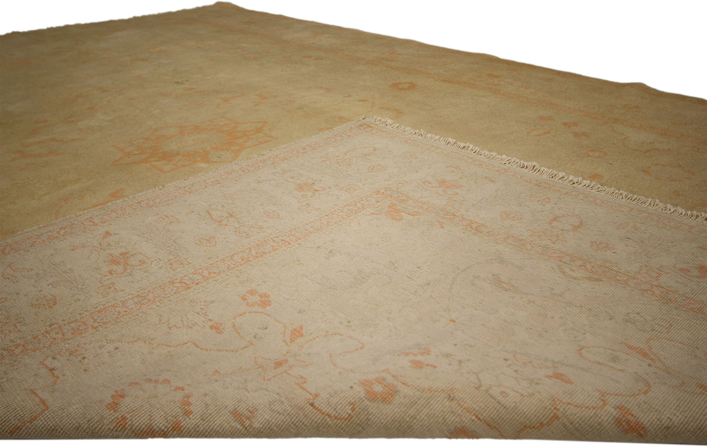 6 x 10 Vintage Turkish Oushak Rug 71911