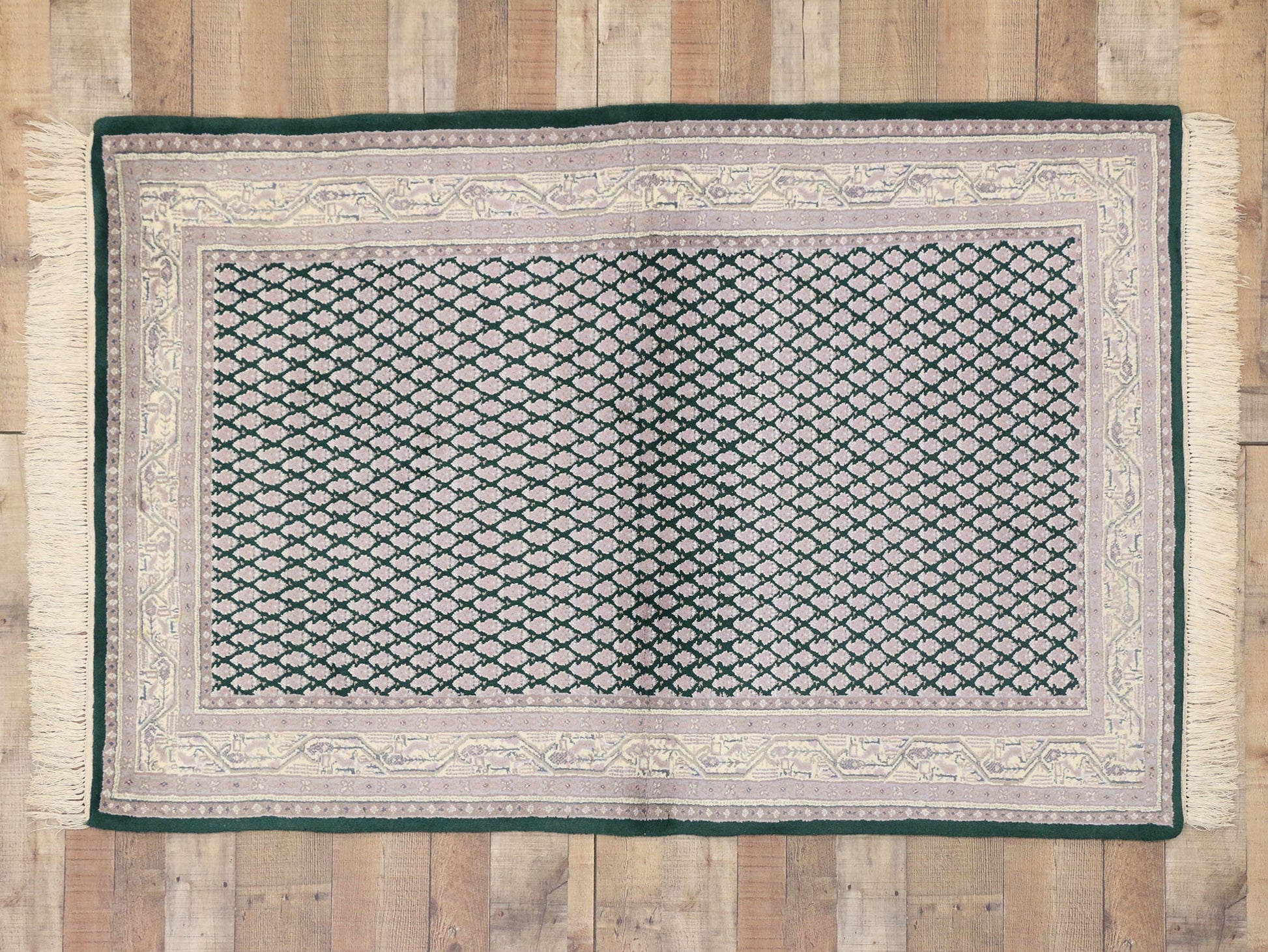 4 x 6 Vintage Indian Rug 71912