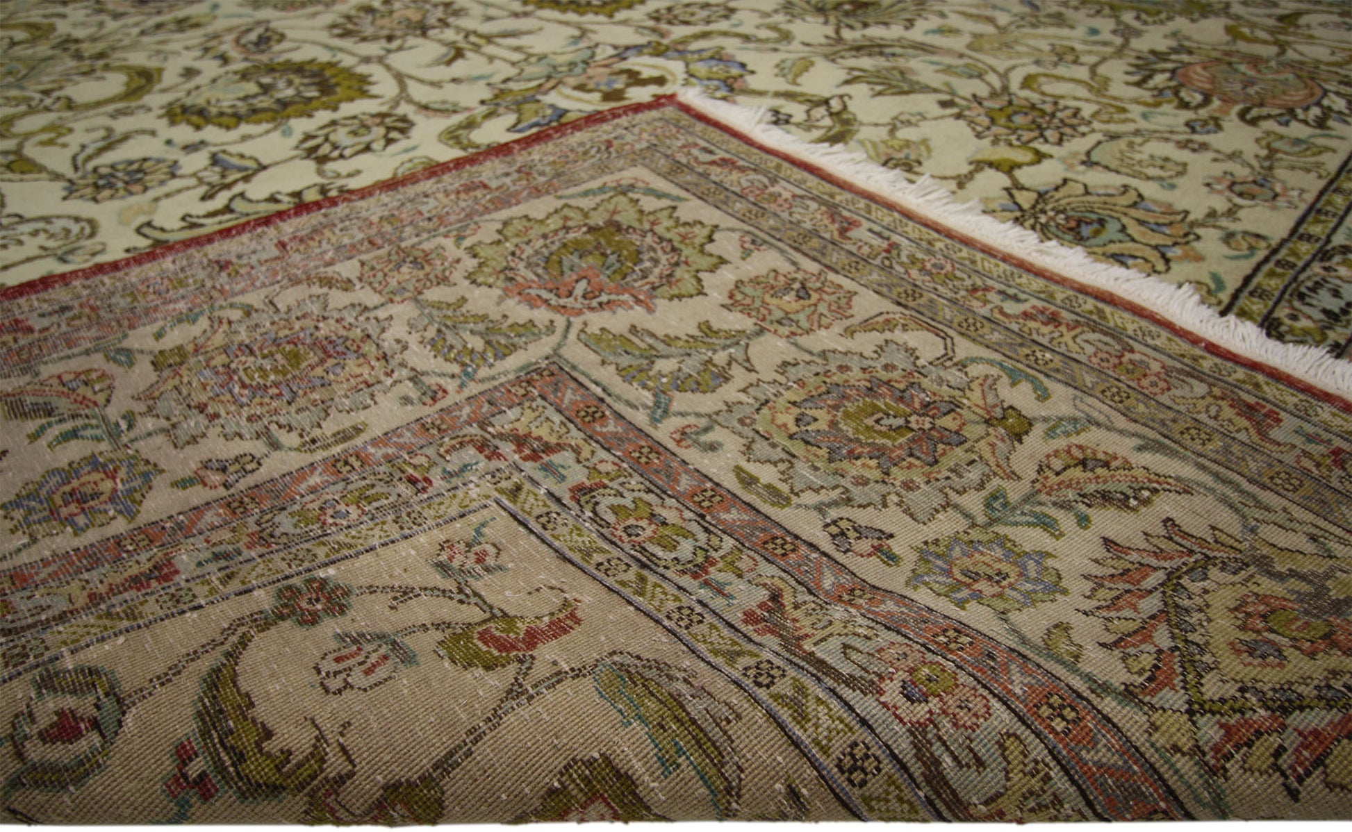 10 x 13 Vintage Persian Tabriz Rug 71929