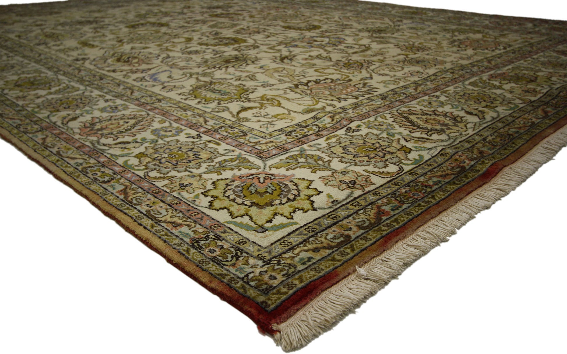 10 x 13 Vintage Persian Tabriz Rug 71929