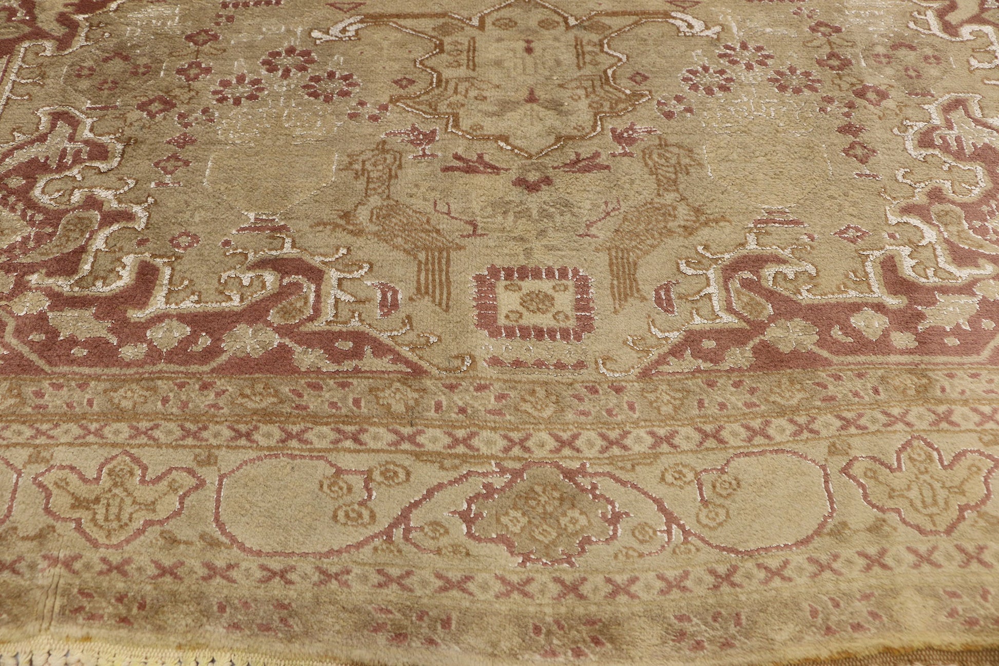 5 x 6 Vintage Persian Ardabil Rug 71930