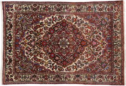 7 x 10 Vintage Persian Bakhtiari Rug 71962