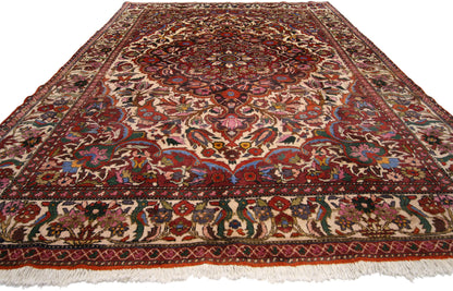 7 x 10 Vintage Persian Bakhtiari Rug 71962