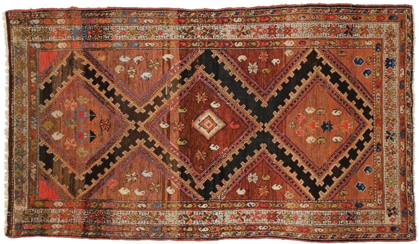 4 x 7 Antique Hamadan Rug 71967