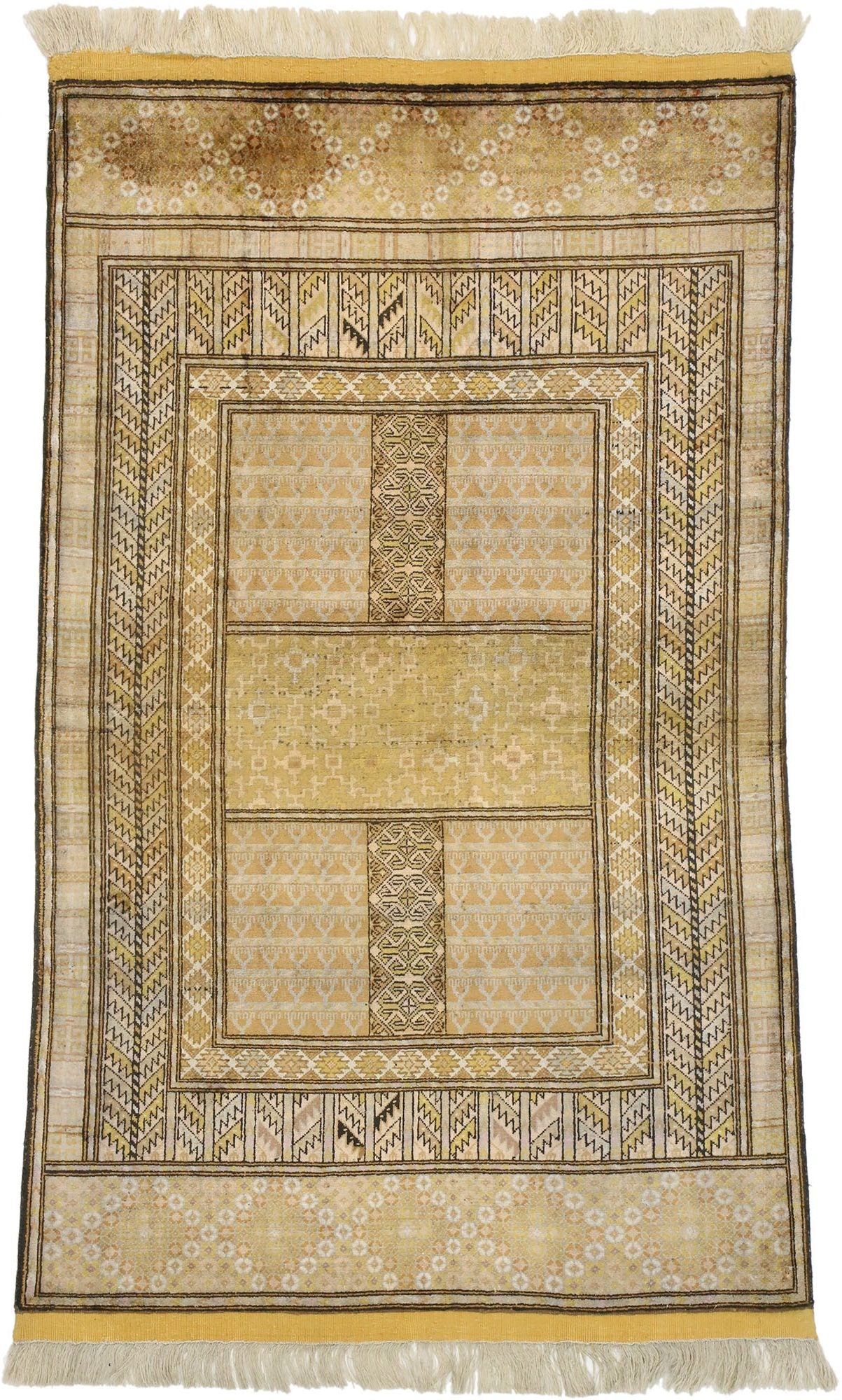 3 x 5 Afghan Silk Rug 71971