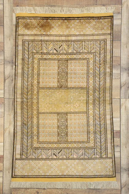 3 x 5 Afghan Silk Rug 71971