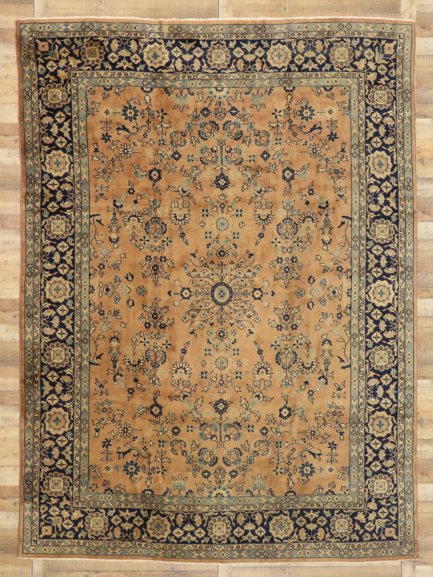 9 x 12 Antique Indian Khorassan Rug 71981