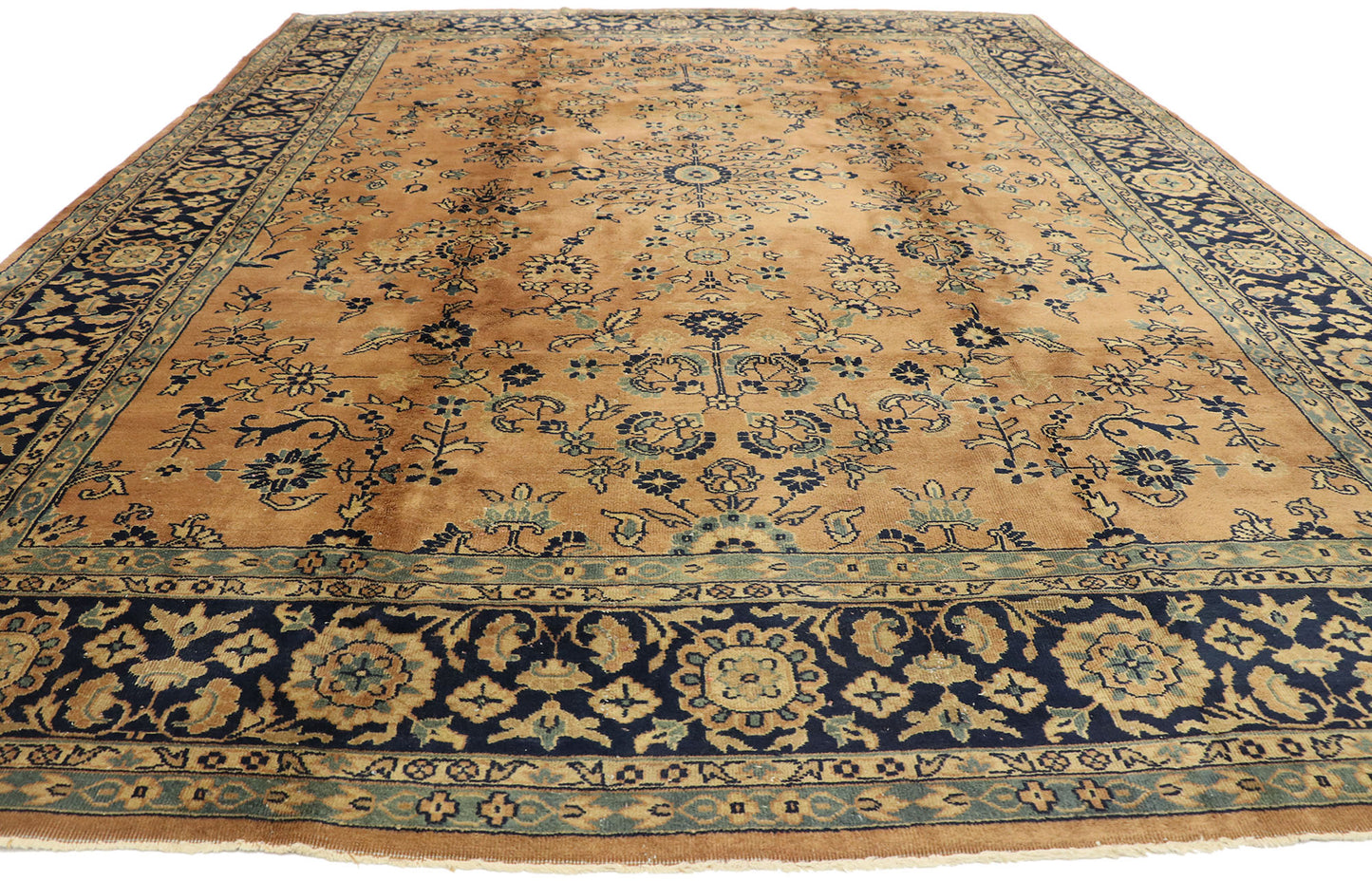 9 x 12 Antique Indian Khorassan Rug 71981