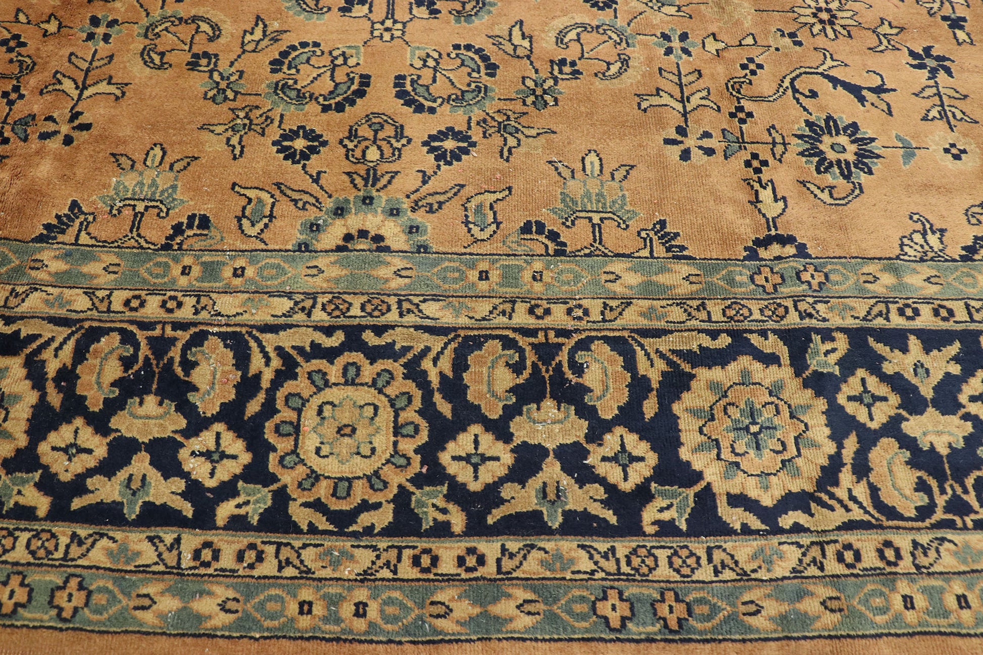 9 x 12 Antique Indian Khorassan Rug 71981