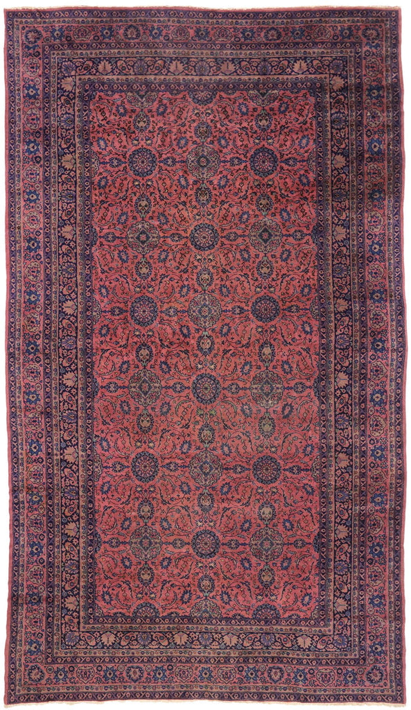 10 x 17 Antique Turkish Sparta Palace Rug 71994