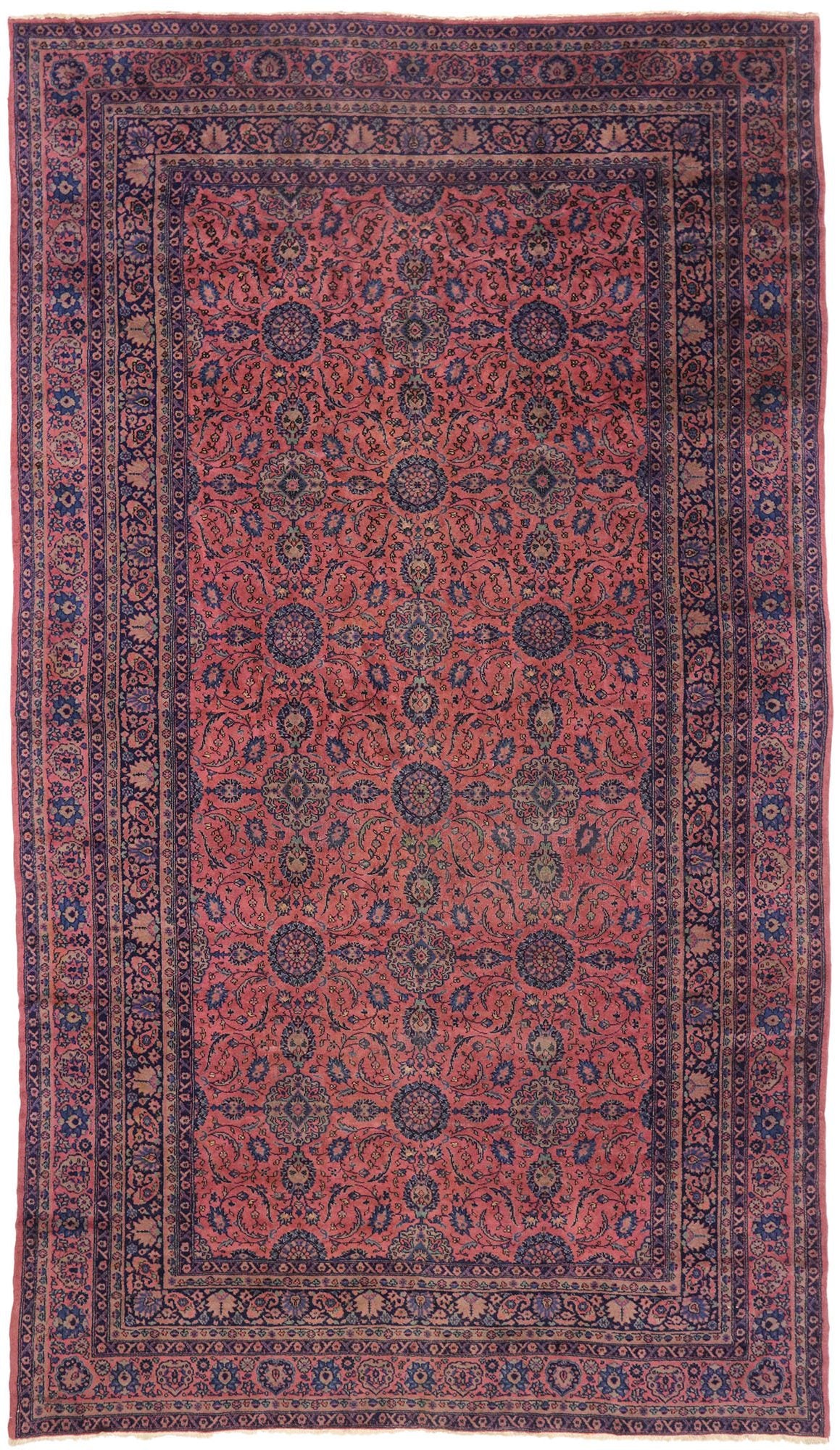 10 x 17 Antique Turkish Sparta Palace Rug 71994