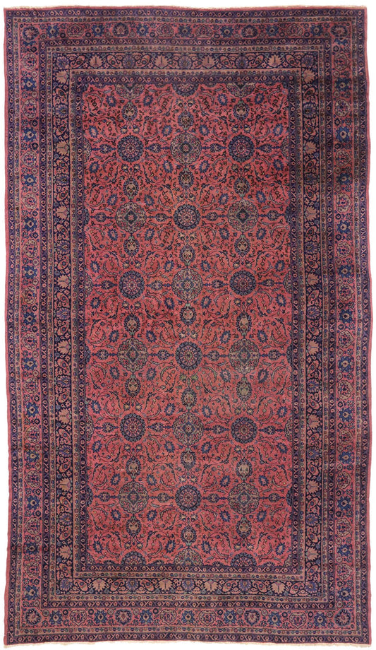 10 x 17 Antique Turkish Sparta Palace Rug 71994