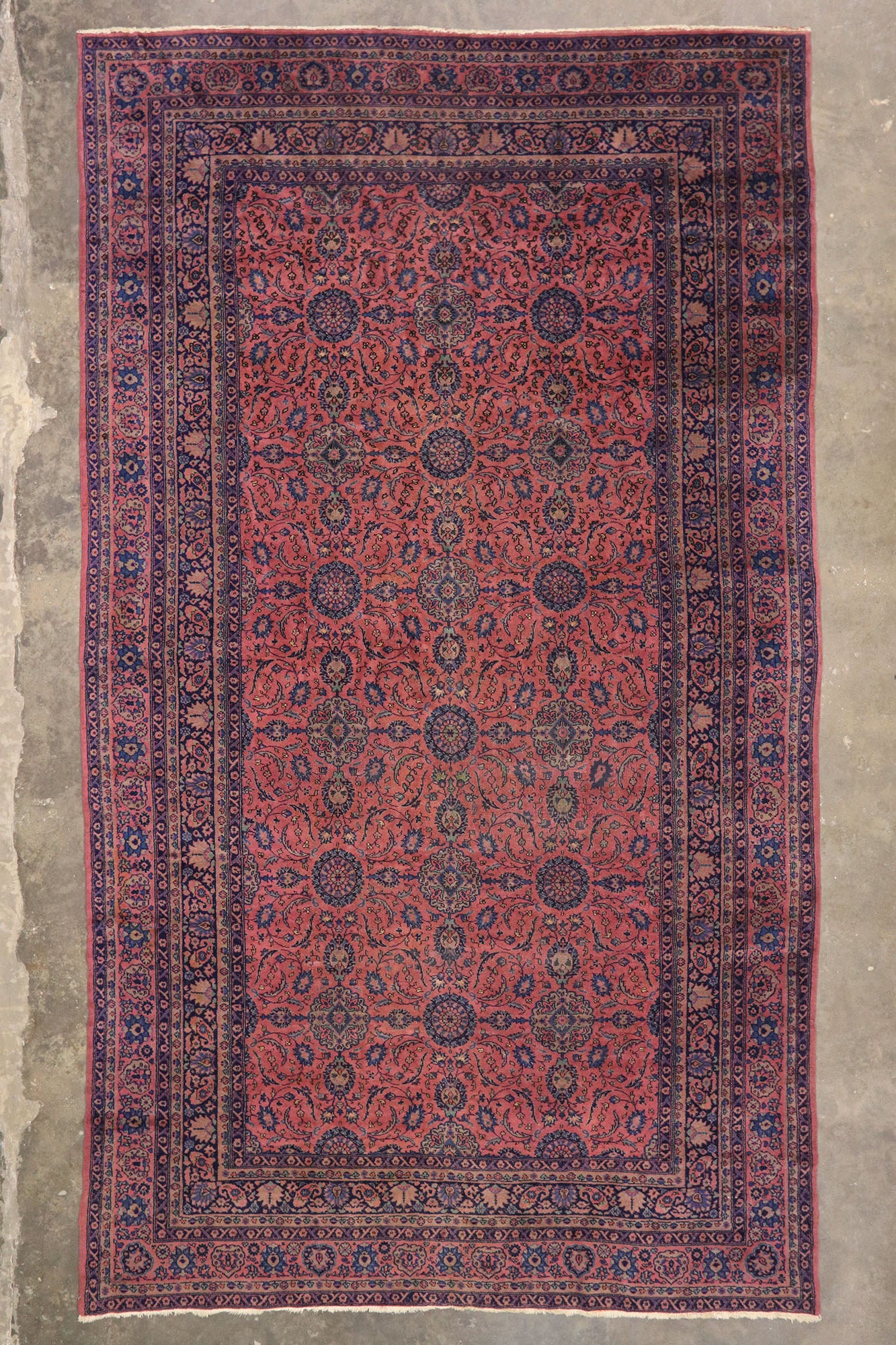 10 x 17 Antique Turkish Sparta Palace Rug 71994