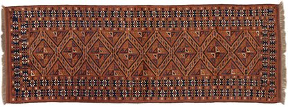 4 x 10 Vintage Turkaman Rug 72000