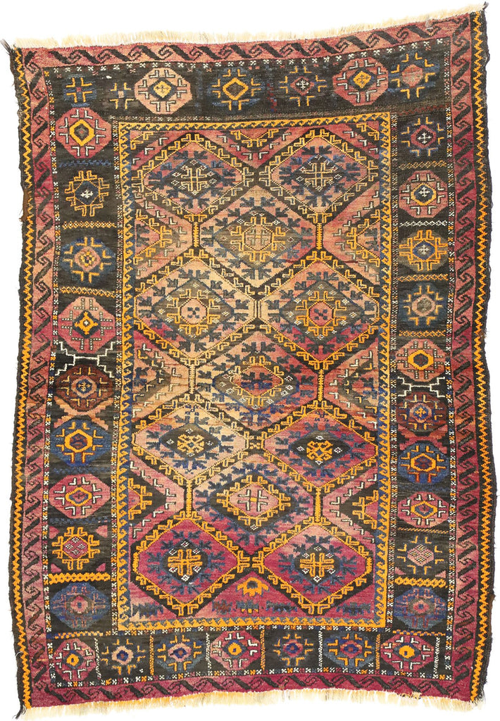 4 x 6 Antique Persian Shiraz Rug 72011