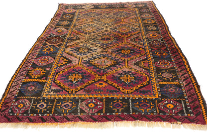4 x 6 Antique Persian Shiraz Rug 72011