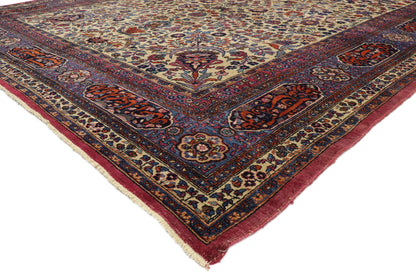 10 x 19 Antique Persian Mashhad Rug 72026