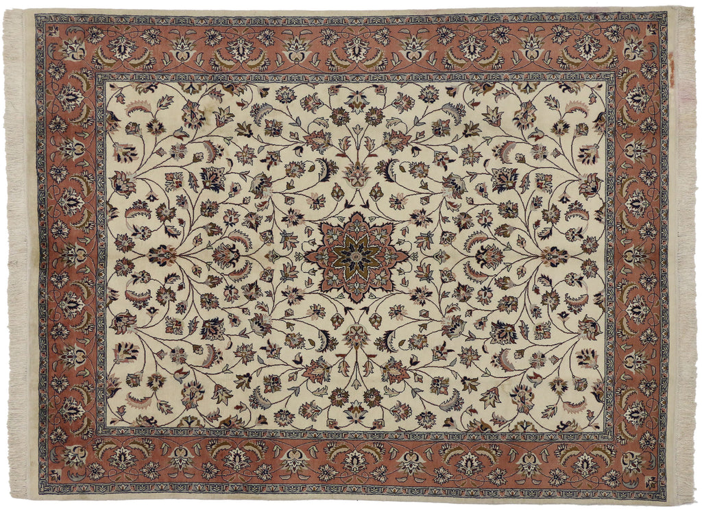 8 x 10 Vintage Pakistani Tabriz Rug 72032