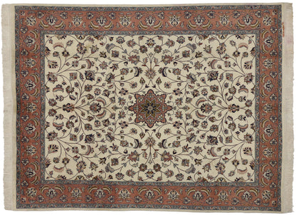 8 x 10 Vintage Pakistani Tabriz Rug 72032