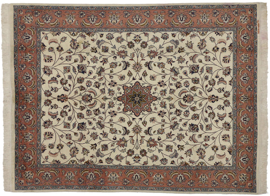 8 x 10 Vintage Pakistani Tabriz Rug 72032
