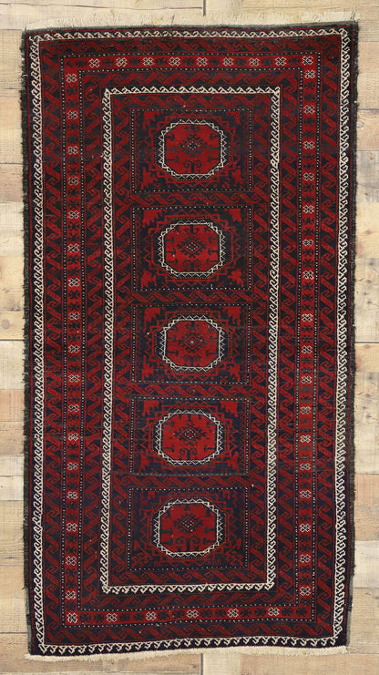 3 x 5 Vintage Persian Baluch Rug 72044