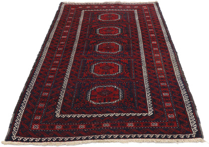 3 x 5 Vintage Persian Baluch Rug 72044