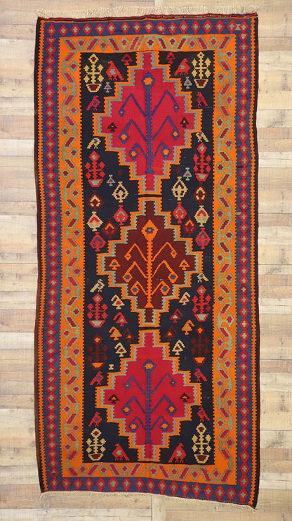 5 x 11 Vintage Persian Kilim Rug 72067