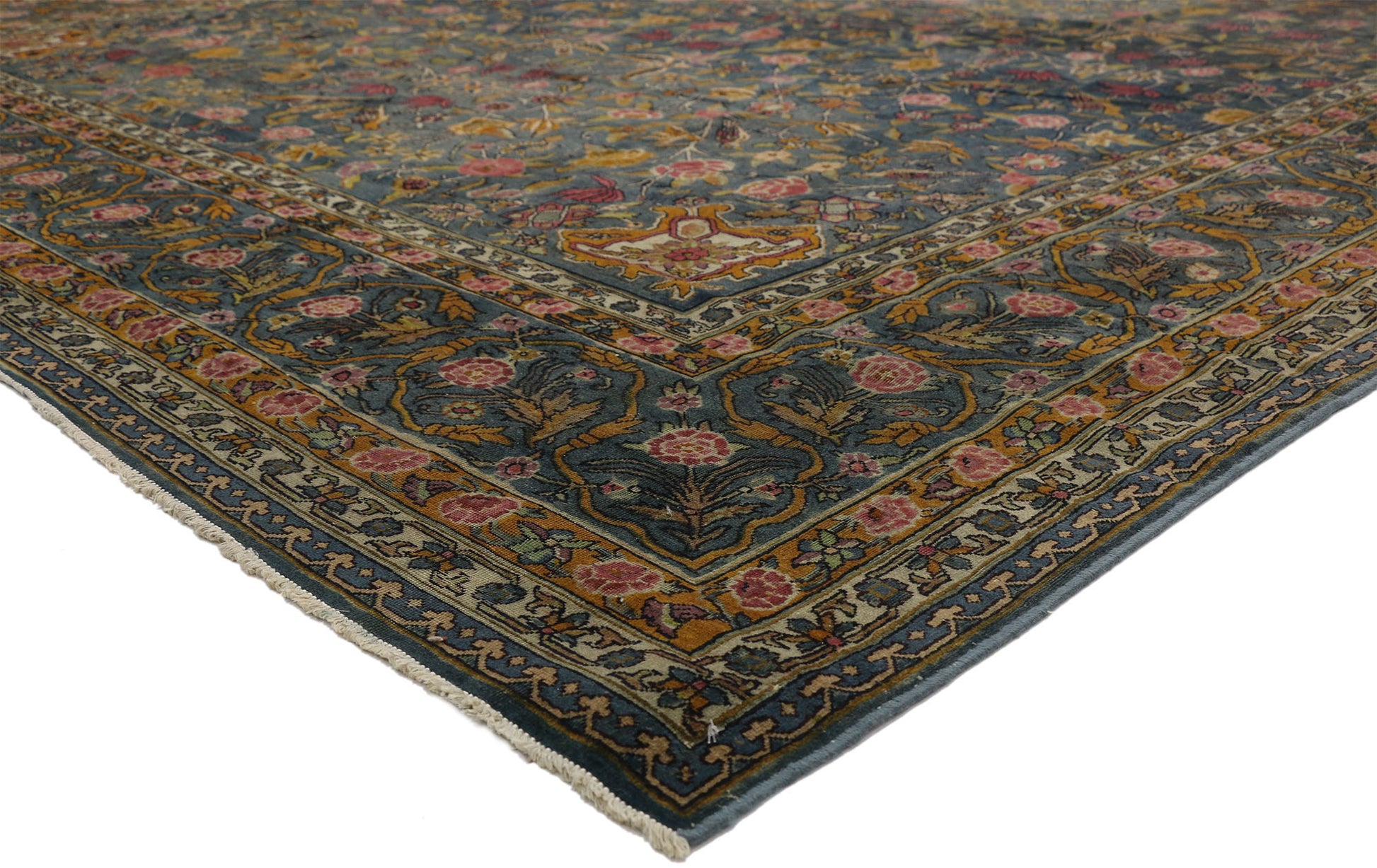 10 x 20 Antique Indian Agra Rug 72076