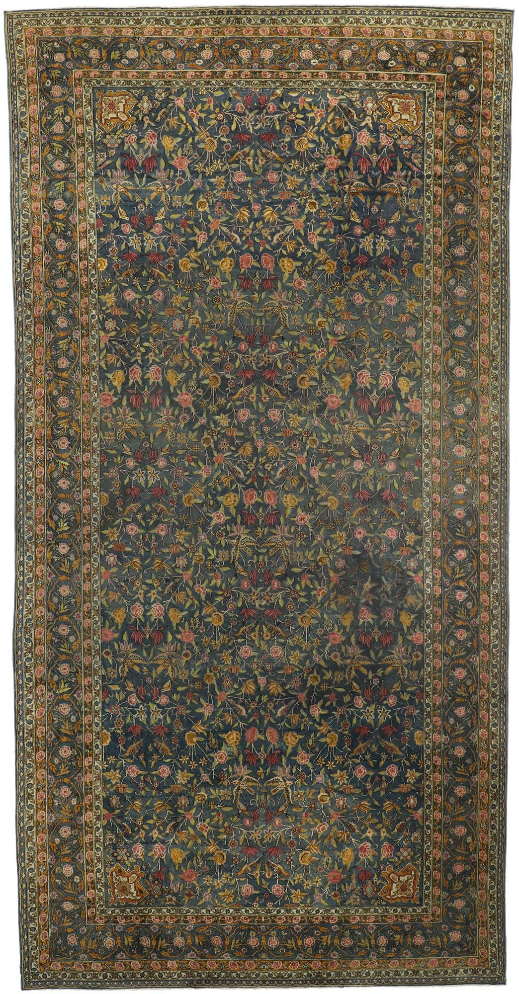 10 x 20 Antique Indian Agra Rug 72076
