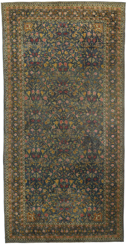 10 x 20 Antique Indian Agra Rug 72076