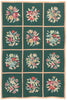 6 x 9 Vintage Chinese Floral Kilim Rug 72078